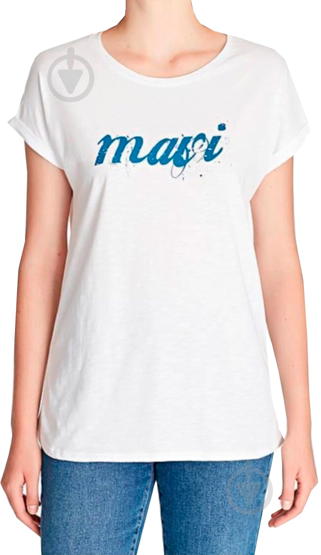Футболка Mavi knitted tshirt 166422-620 р.XS белый - фото 1