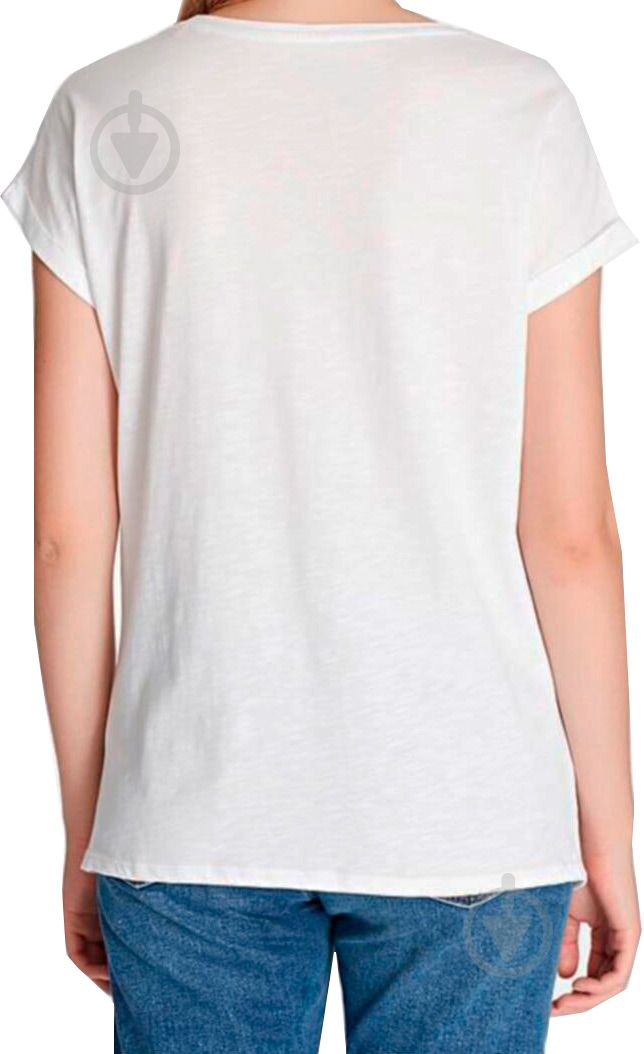 Футболка Mavi knitted tshirt 166422-620 р.XS белый - фото 2
