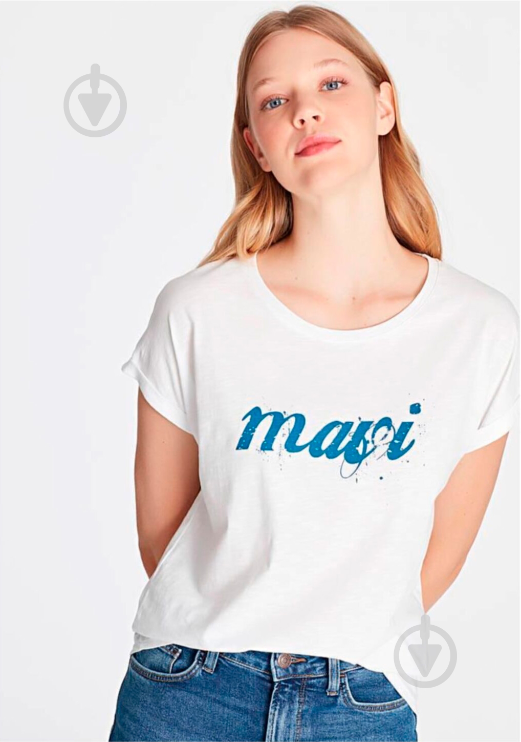 Футболка Mavi knitted tshirt 166422-620 р.XS белый - фото 4