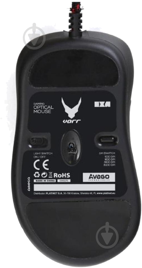 Мышка Omega VARR OM-275 LASER PRO-GAMING AVAGO - фото 2 Мышка Omega VARR OM-275 LASER PRO-GAMING AVAGO - фото 2