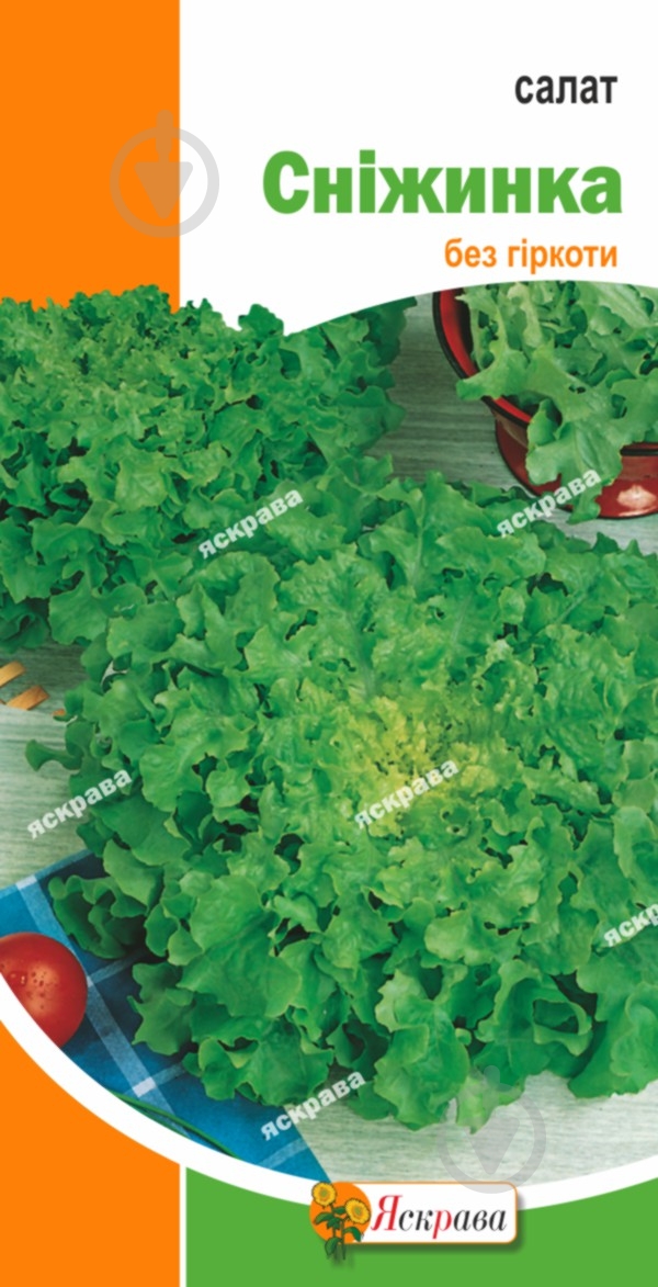 Семена Яскрава салат Снежинка - фото 1 Семена Яскрава салат Снежинка - фото 1