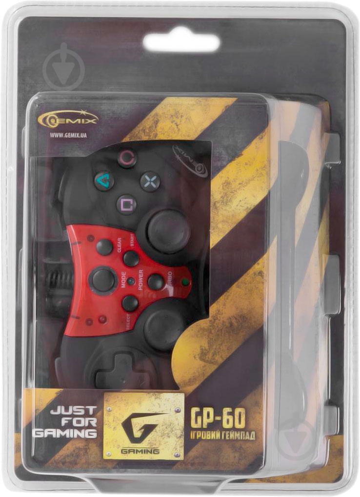 Геймпад Gemix GP-60 black/red - фото 7