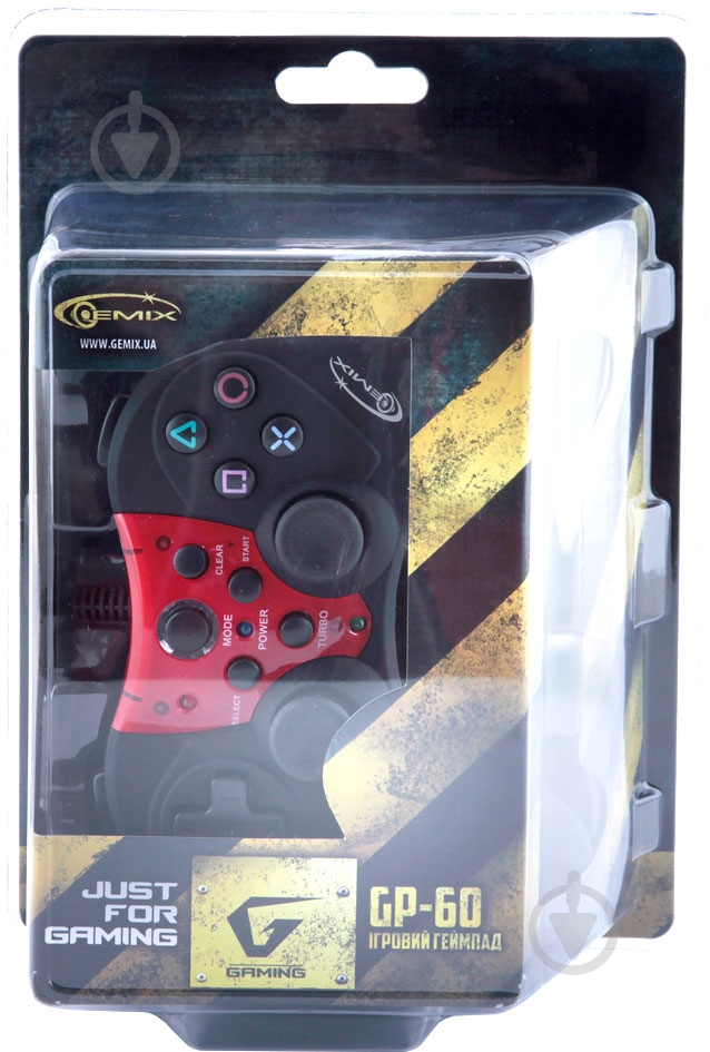 Геймпад Gemix GP-60 black/red - фото 8