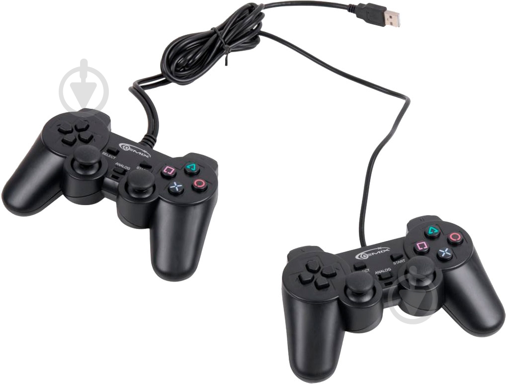 Геймпад Gemix GP-50 TWIN black - фото 6 Геймпад Gemix GP-50 TWIN black - фото 6