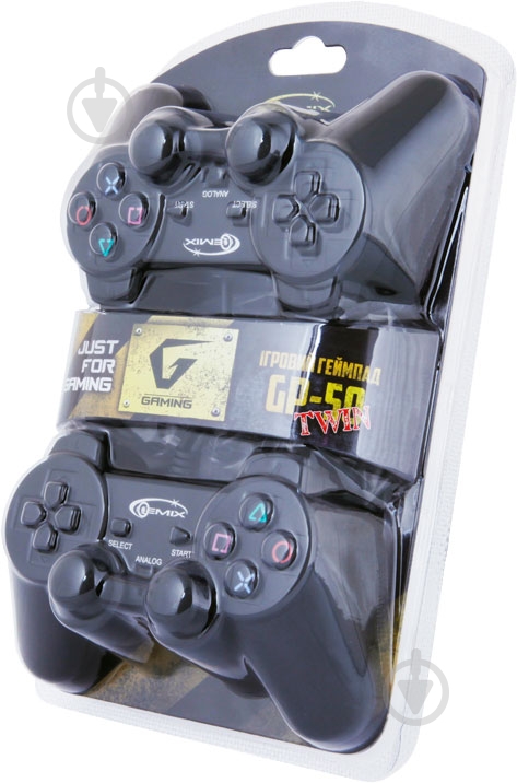 Геймпад Gemix GP-50 TWIN black - фото 12 Геймпад Gemix GP-50 TWIN black - фото 12