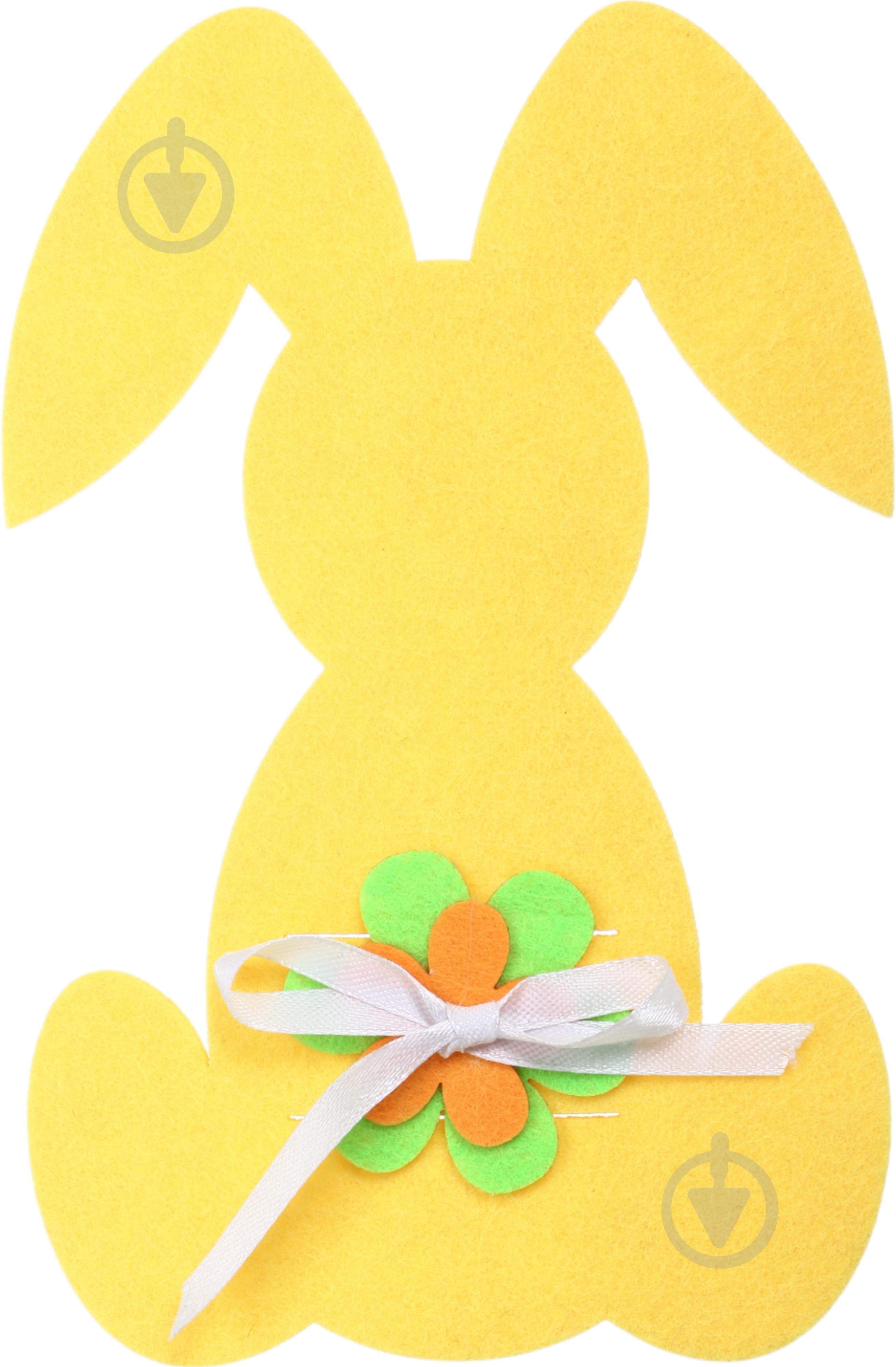 Конверт для столових приборів Аплі Краплі Rabbit 17x11,5 см жовтий - фото 1 Конверт для столових приборів Аплі Краплі Rabbit 17x11,5 см жовтий - фото 1