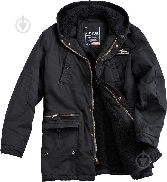 Куртка мужская демисезонная Alpha Industries Forcer AL-IND-FR-BL р.L черная - фото 1