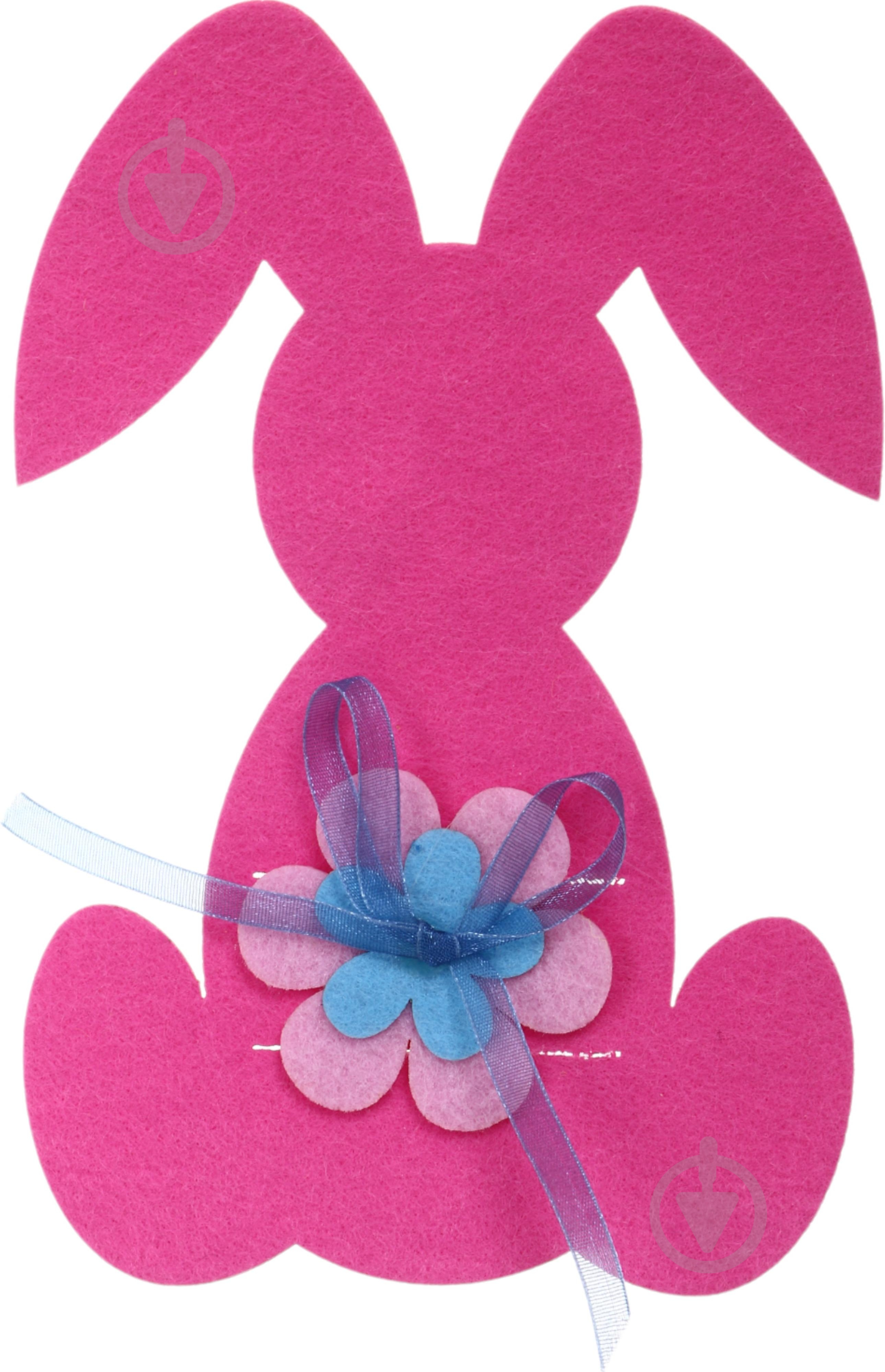 Конверт для столових приборів Аплі Краплі Rabbit 17x11,5 см малиновий - фото 1 Конверт для столових приборів Аплі Краплі Rabbit 17x11,5 см малиновий - фото 1