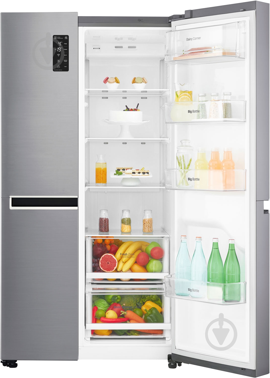 Холодильник LG Side-by-Side GC-B247SMUV - фото 8 Холодильник LG Side-by-Side GC-B247SMUV - фото 8