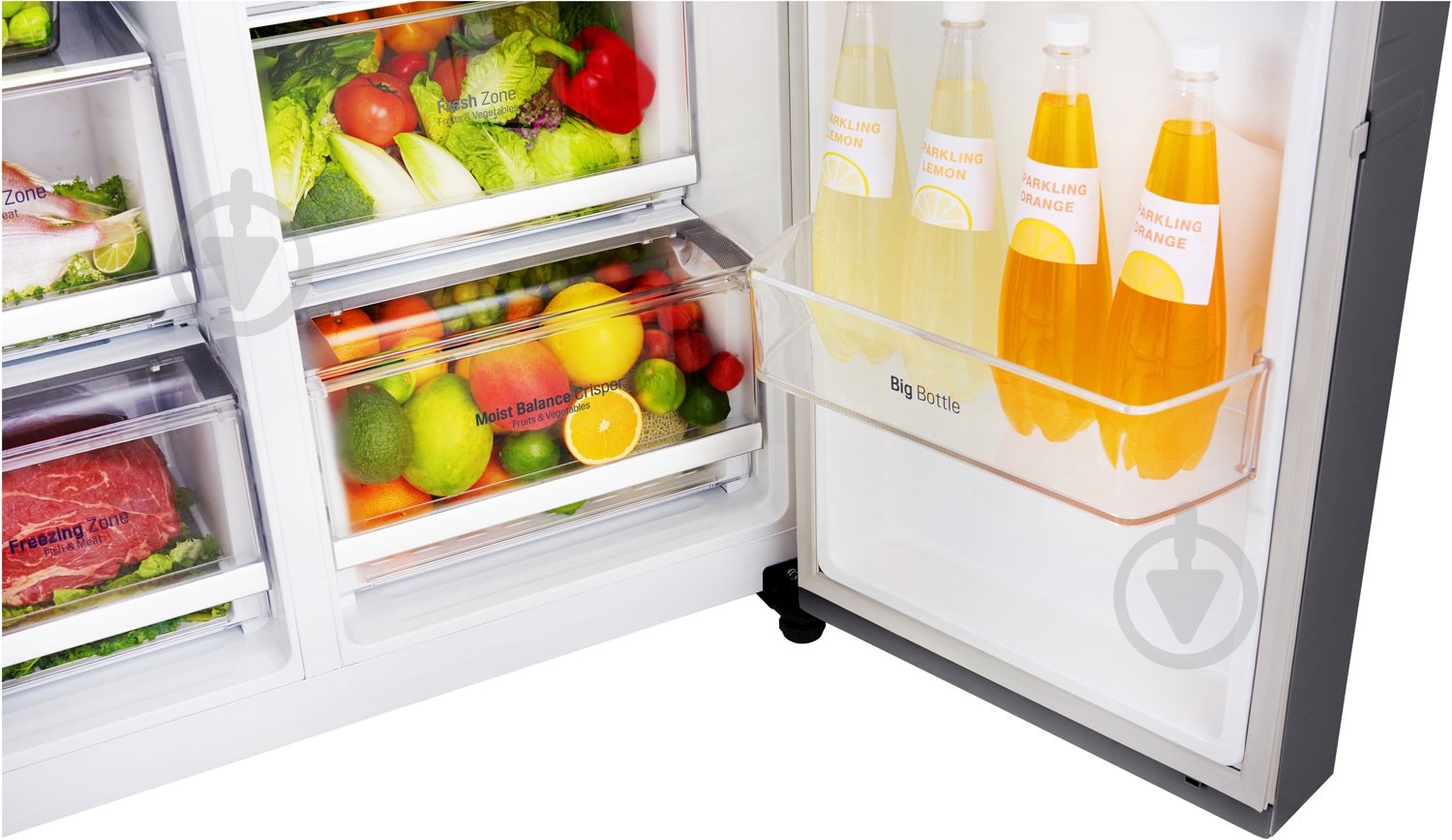 Холодильник LG Side-by-Side GC-B247SMUV - фото 16 Холодильник LG Side-by-Side GC-B247SMUV - фото 16