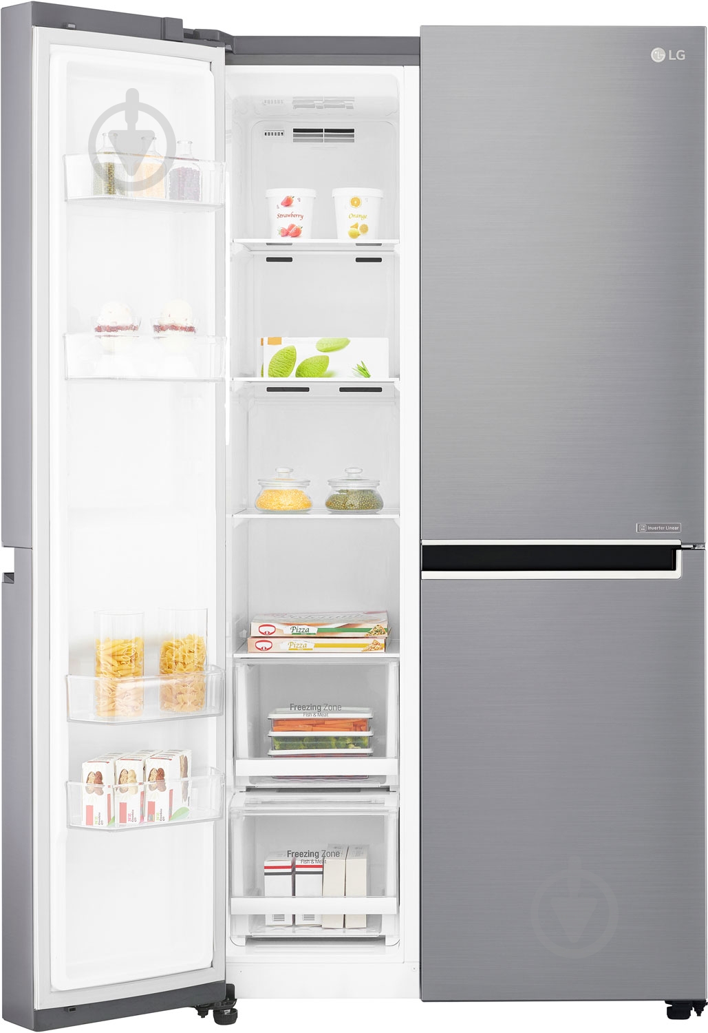 Холодильник LG Side-by-Side GC-B247SMUV - фото 7 Холодильник LG Side-by-Side GC-B247SMUV - фото 7