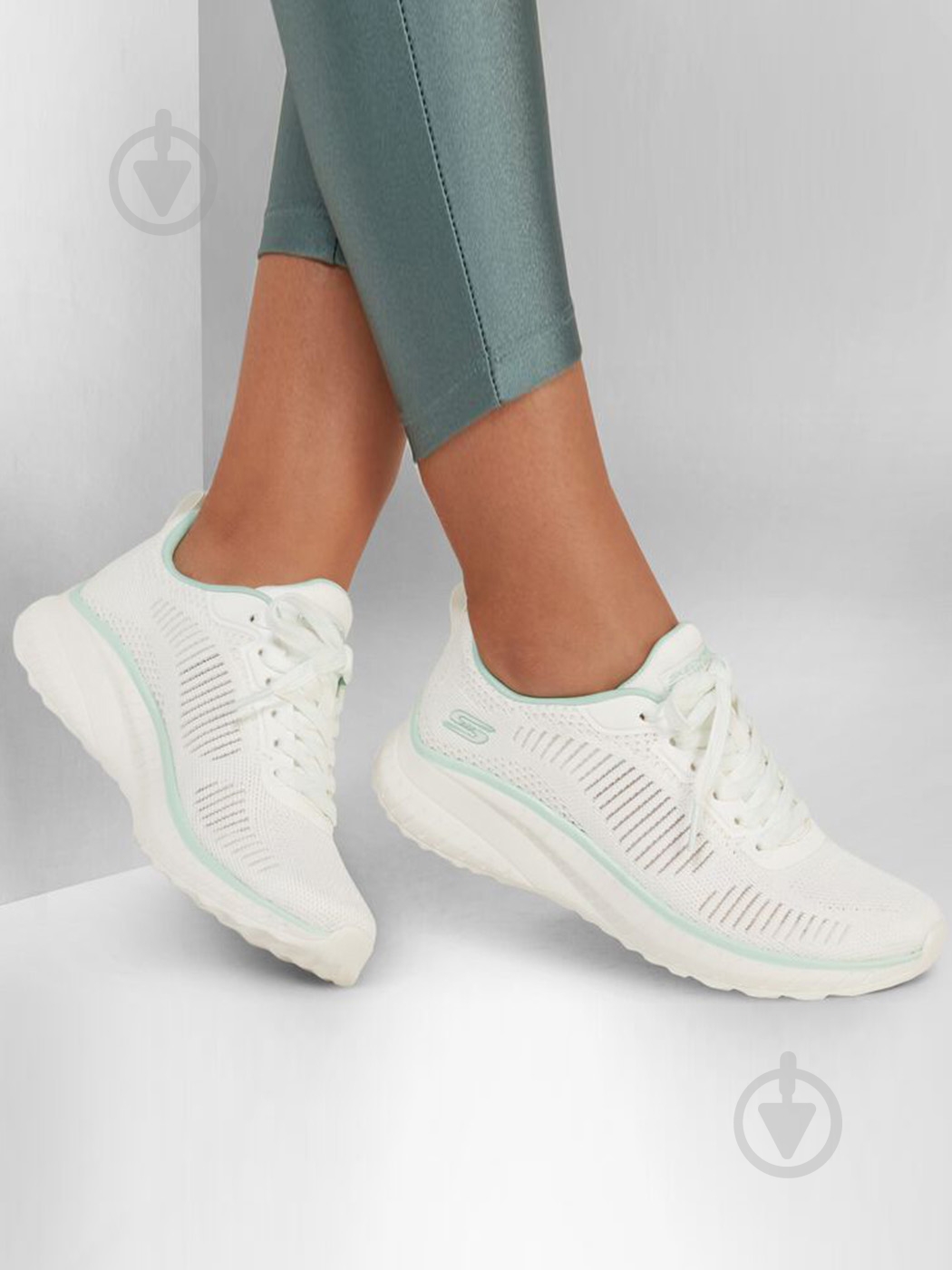 Кроссовки женские демисезонные Skechers 117212 OFWT р.41 белые - фото 6