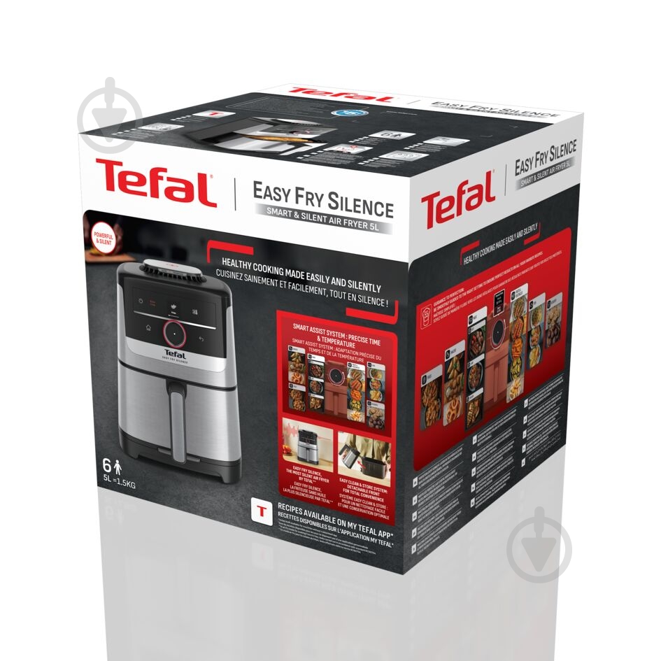 Мультипечь Tefal Easy Fry Silence Smart XL EY572DE1 - фото 10