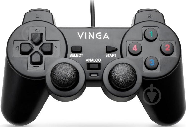 Геймпад Vinga VG1 Black - фото 1
