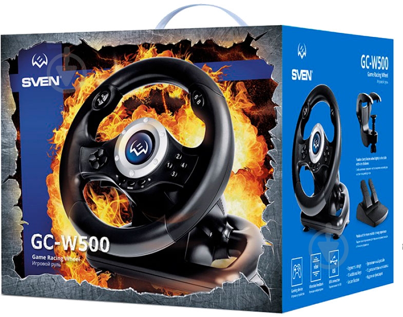 Руль игровой Sven GC-W500 - фото 8