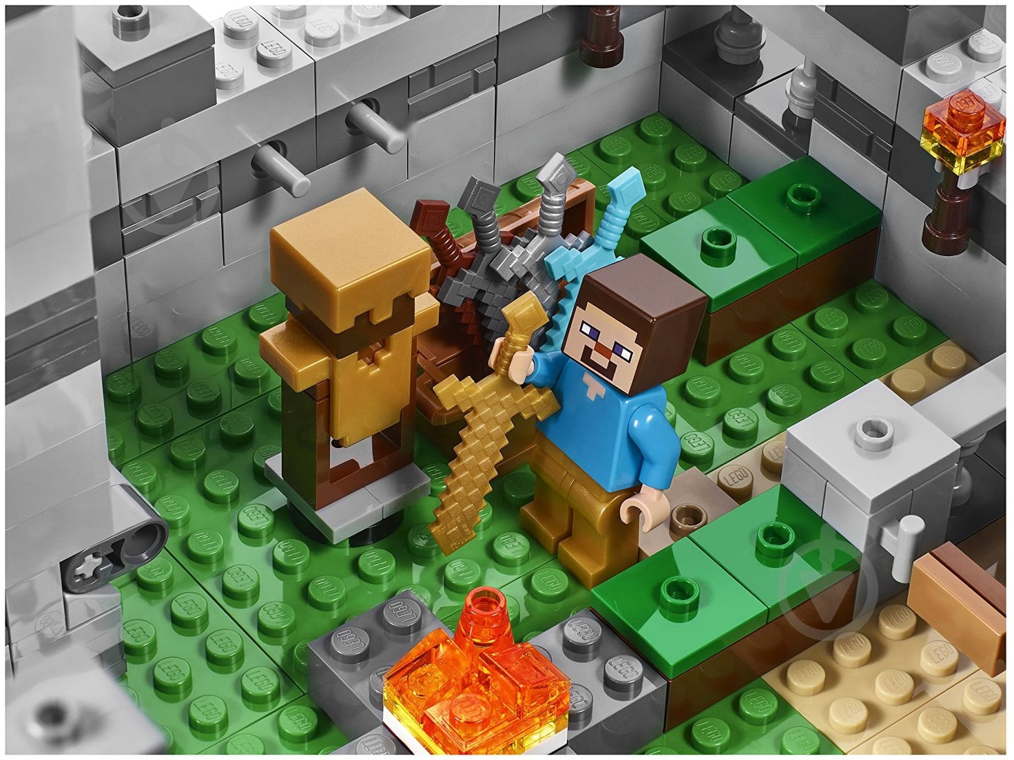 Конструктор LEGO Minecraft Крепость 21127 - фото 5 Конструктор LEGO Minecraft Крепость 21127 - фото 5