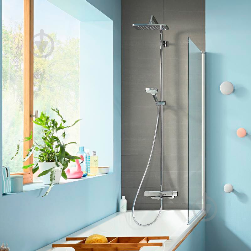 Душевая система Hansgrohe Croma E Showerpipe 280 1jet 27687000 хром - фото 4