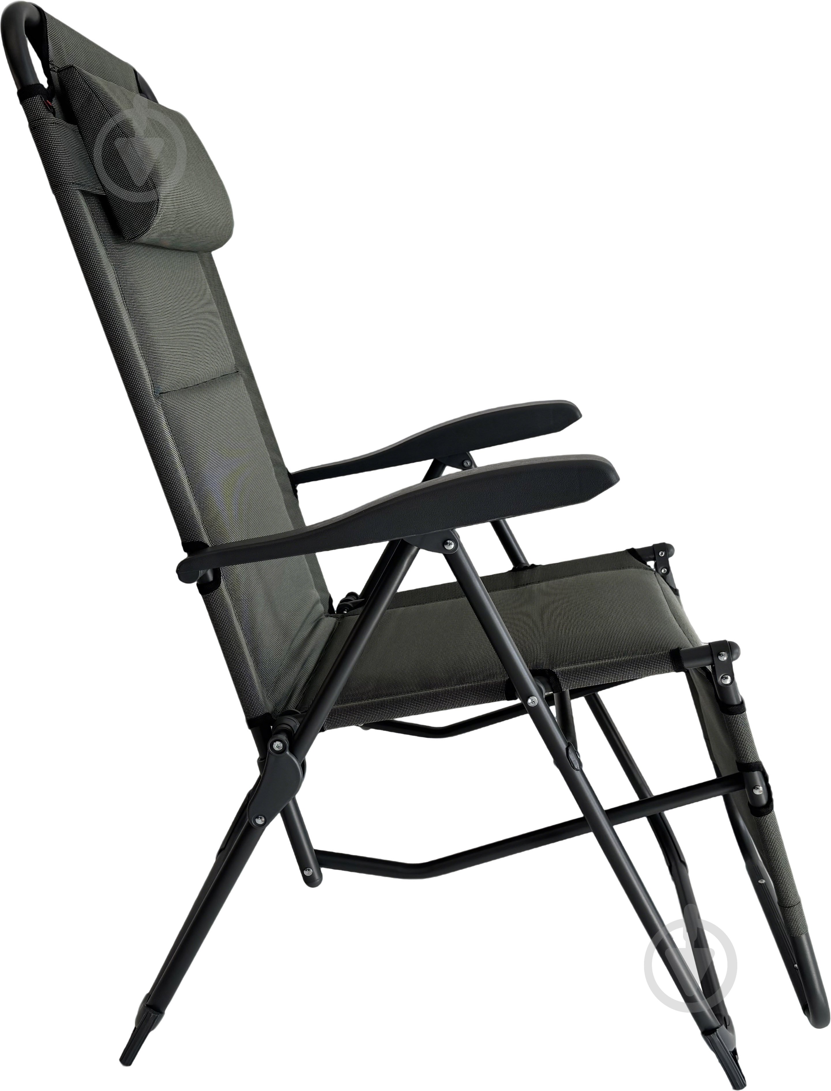 ᐉ Шезлонг розкладний Grilland SX-3219-1 64x114 см темно-зелений
