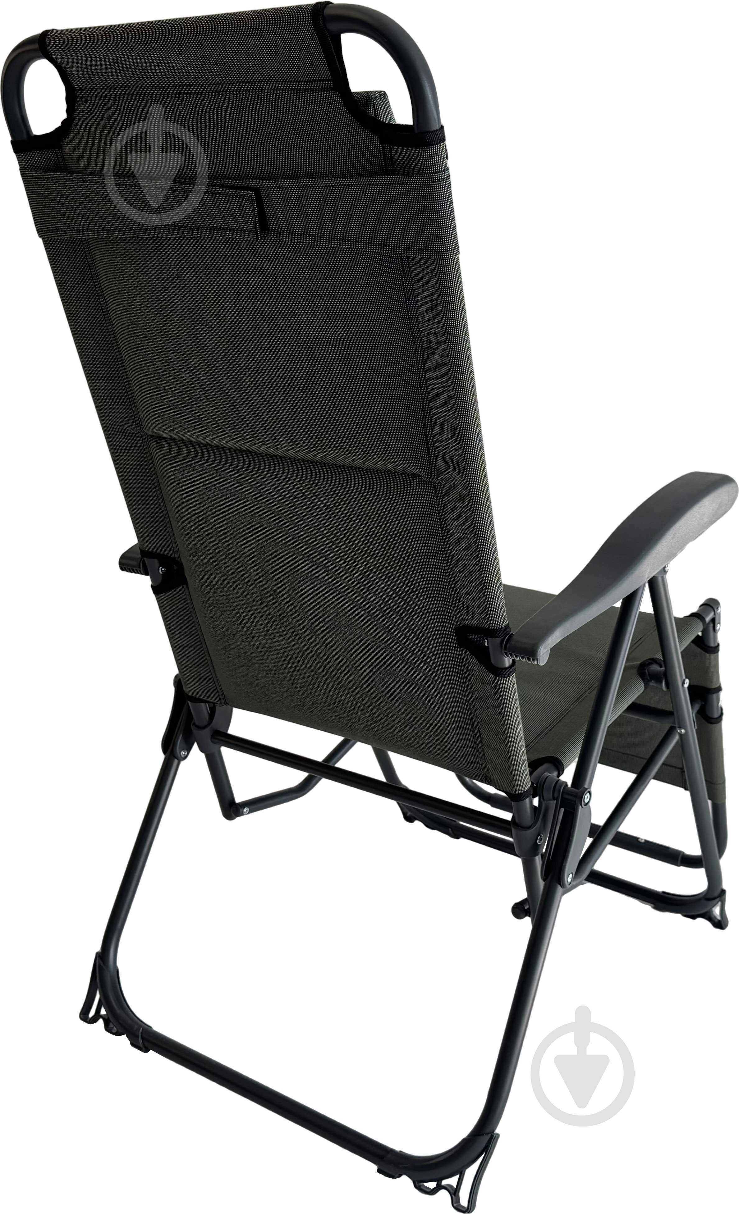ᐉ Шезлонг розкладний Grilland SX-3219-1 64x114 см темно-зелений