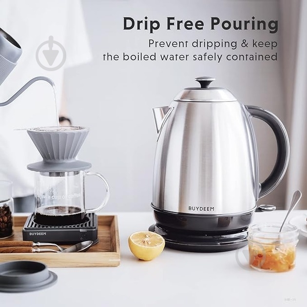 Електрочайник BUYDEEM K640 Stainless Steel (K640-SS/EU) - фото 7