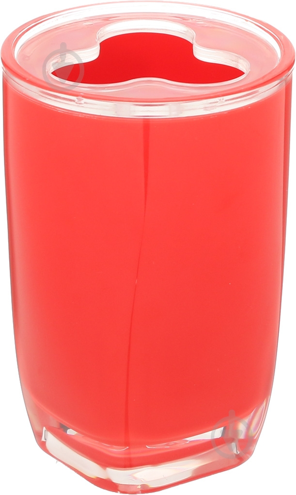 Тримач для зубних щіток Axentia Graz червоний 128579 - фото 1