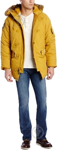 Куртка-парка мужская зимняя Alpha Industries Altitude AL-IND-AL-YL р.XL желтая - фото 5