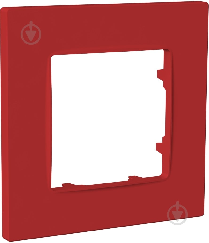 Рамка одномісна Plank Electrotechnic Nordic Soft-Touch універсальна Бордо PLK1010332 - фото 1