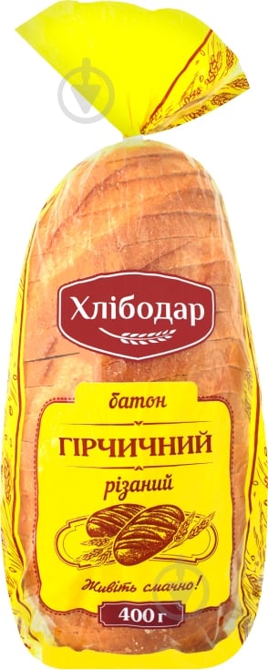 Батон Хлібодар Горчичный 400 г (4820008811998) - фото 1