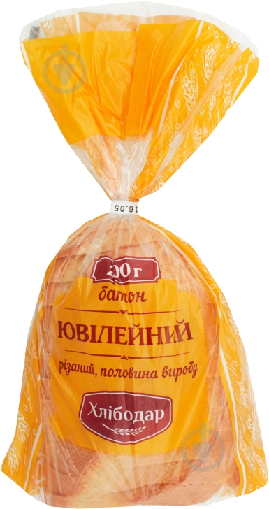 Батон Хлібодар Юбилейный 200 г (4820013113322) - фото 1