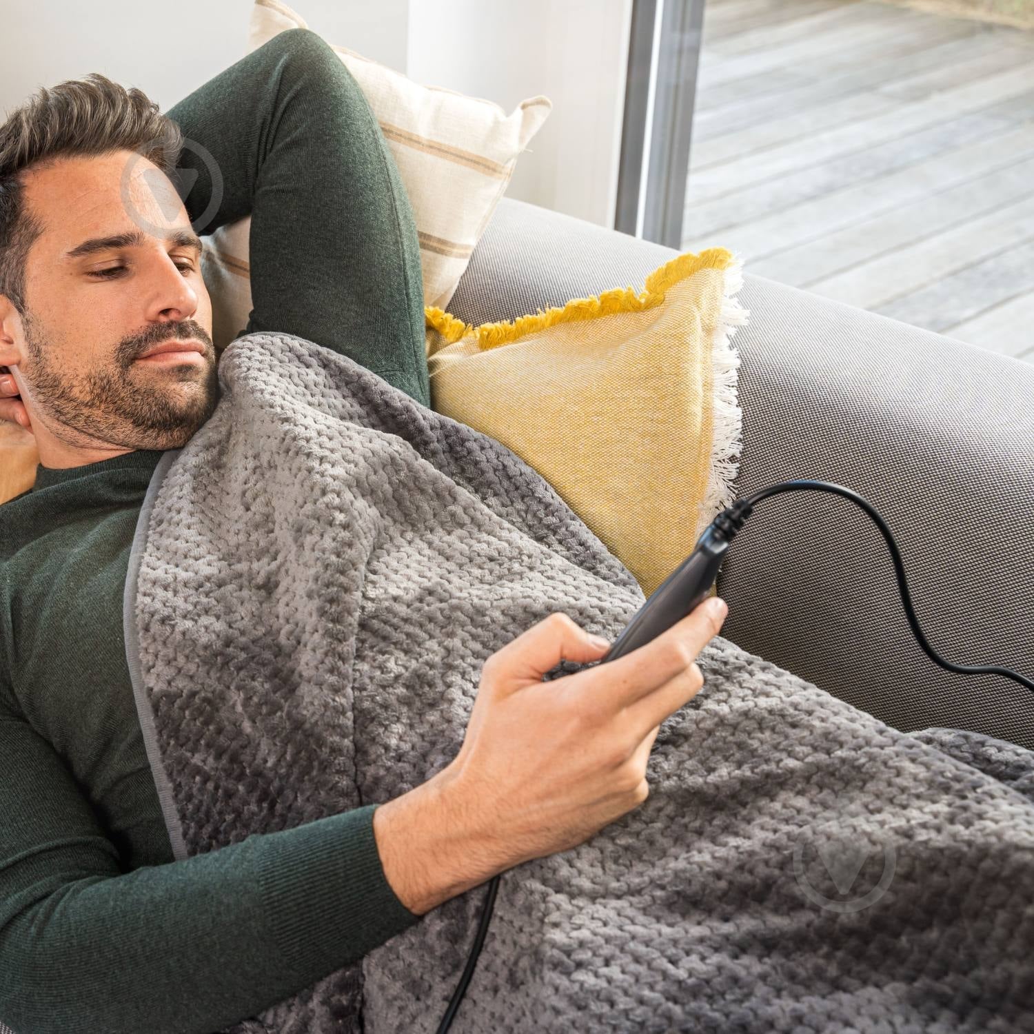 Электроодеяло Beurer HD 65 Dark Grey - фото 14