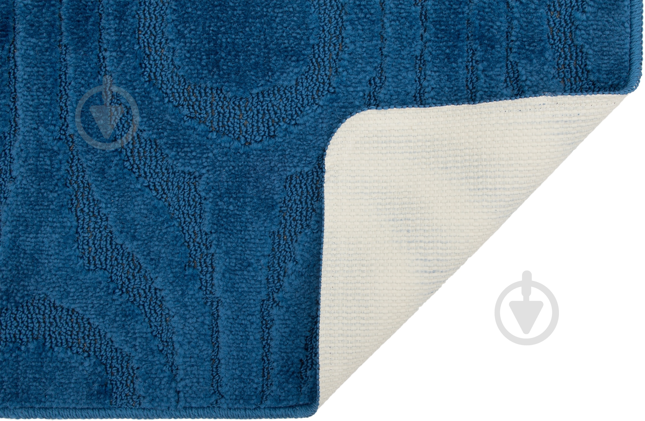 Набор ковриков Vonaldi Standart 55x85 см / 55x42,5 см синий - фото 4