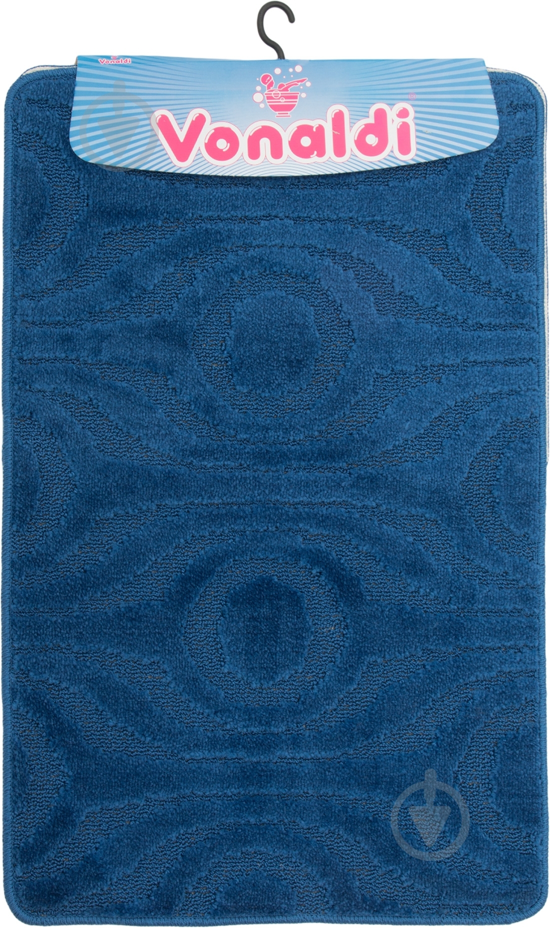 Набор ковриков Vonaldi Standart 55x85 см / 55x42,5 см синий - фото 5