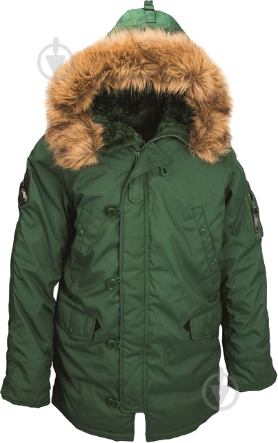 Куртка-парка чоловіча зимова Alpha Industries Altitude р.XXL зелена - фото 1 Куртка-парка чоловіча зимова Alpha Industries Altitude р.XXL зелена - фото 1