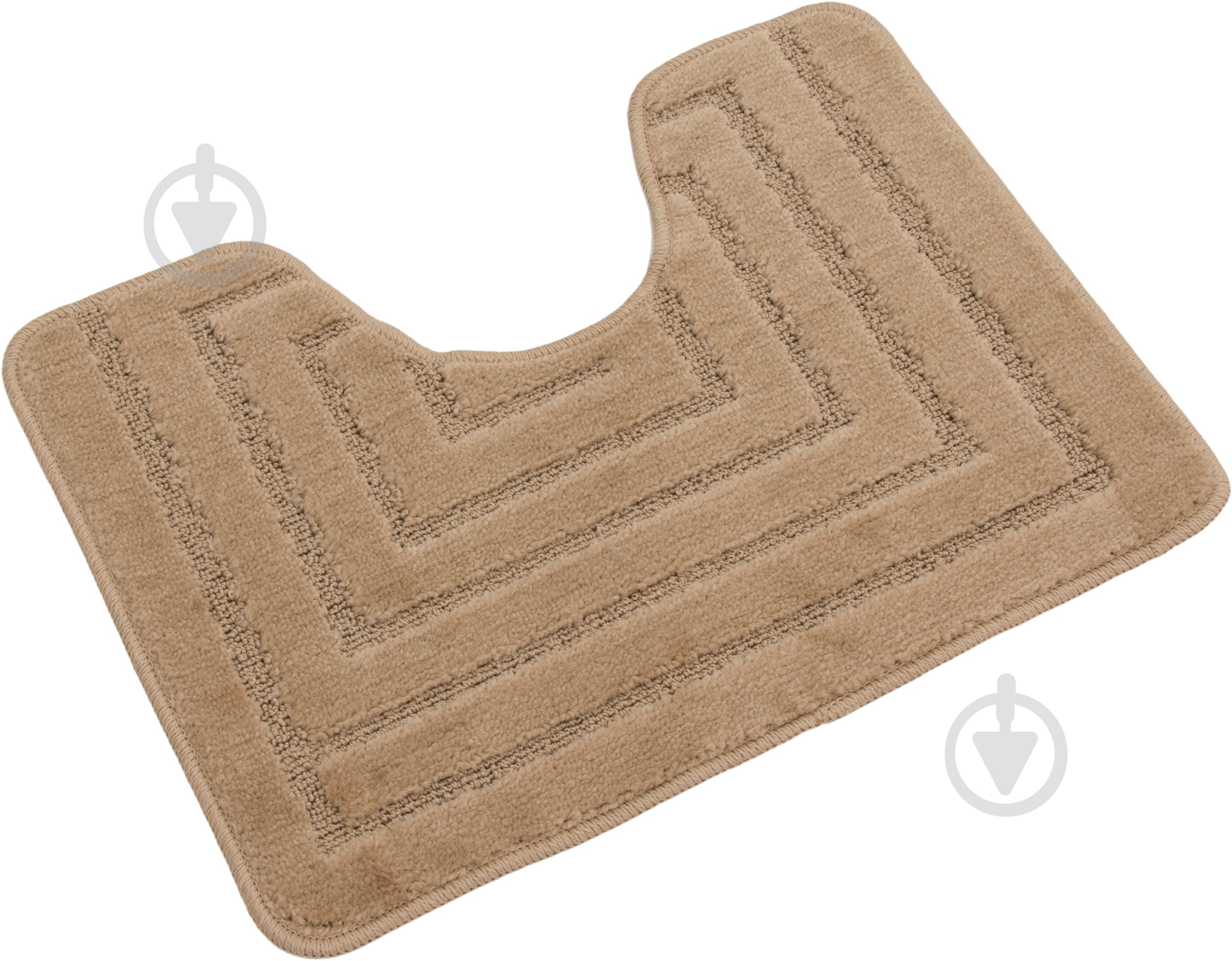Набор ковриков Vonaldi Standart 55x85 см / 55x42,5 см бежевый - фото 2