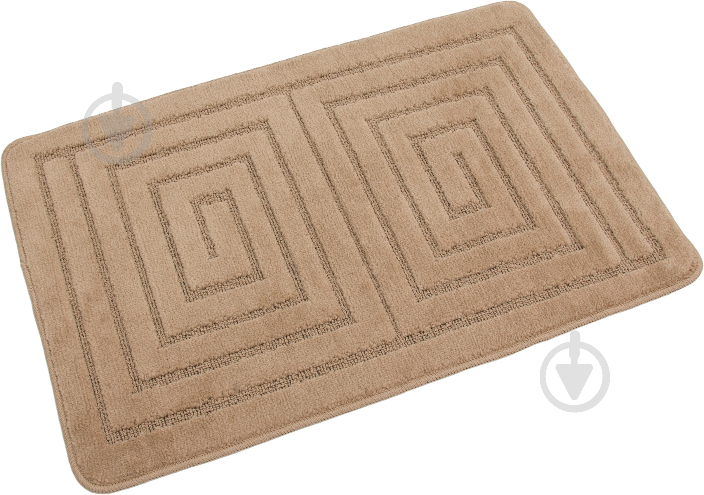 Набор ковриков Vonaldi Standart 55x85 см / 55x42,5 см бежевый - фото 3