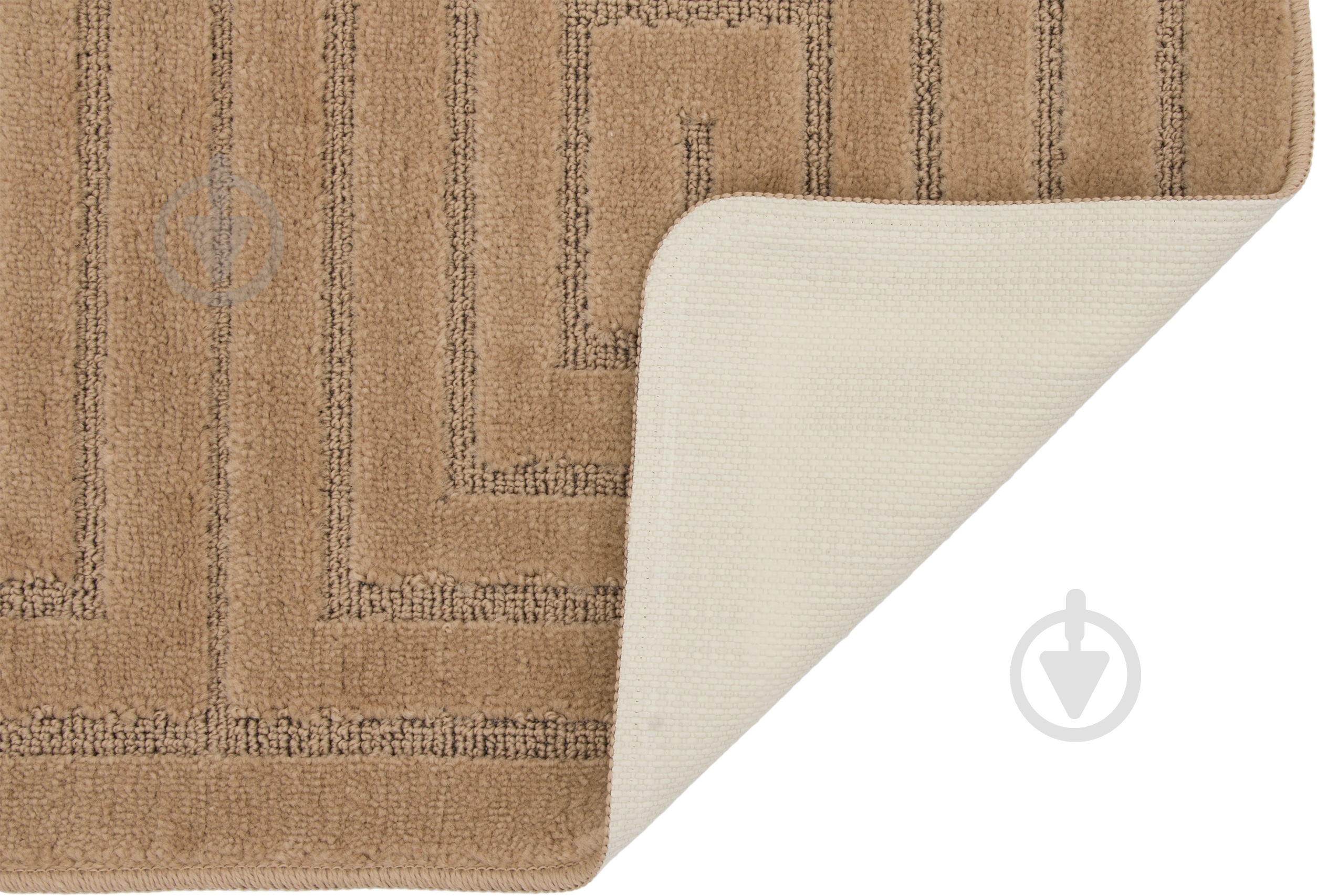 Набор ковриков Vonaldi Standart 55x85 см / 55x42,5 см бежевый - фото 4