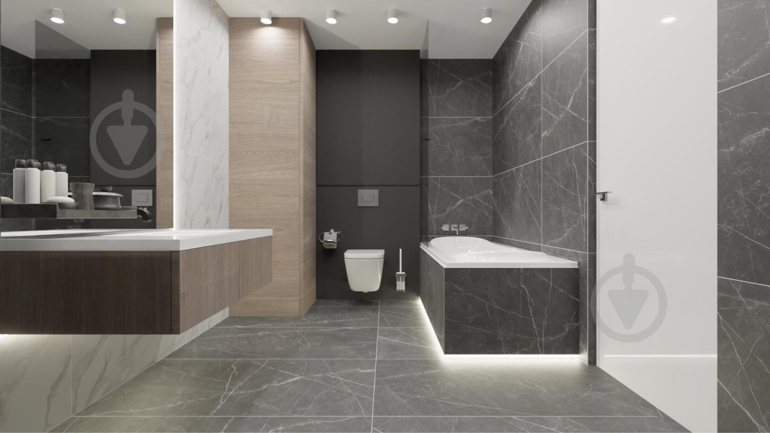 Плитка INTER GRES Pulpis сірий 60x120 40 071/L - фото 3 Плитка INTER GRES Pulpis сірий 60x120 40 071/L - фото 3