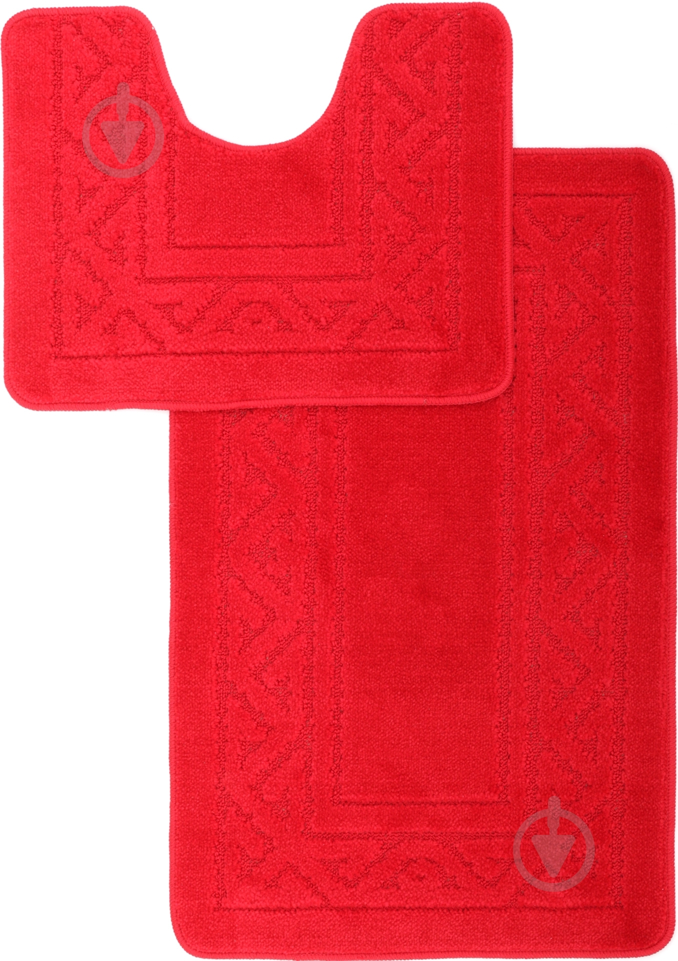 Набор ковриков Vonaldi Standart 55x85 см / 55x42,5 см красный - фото 1