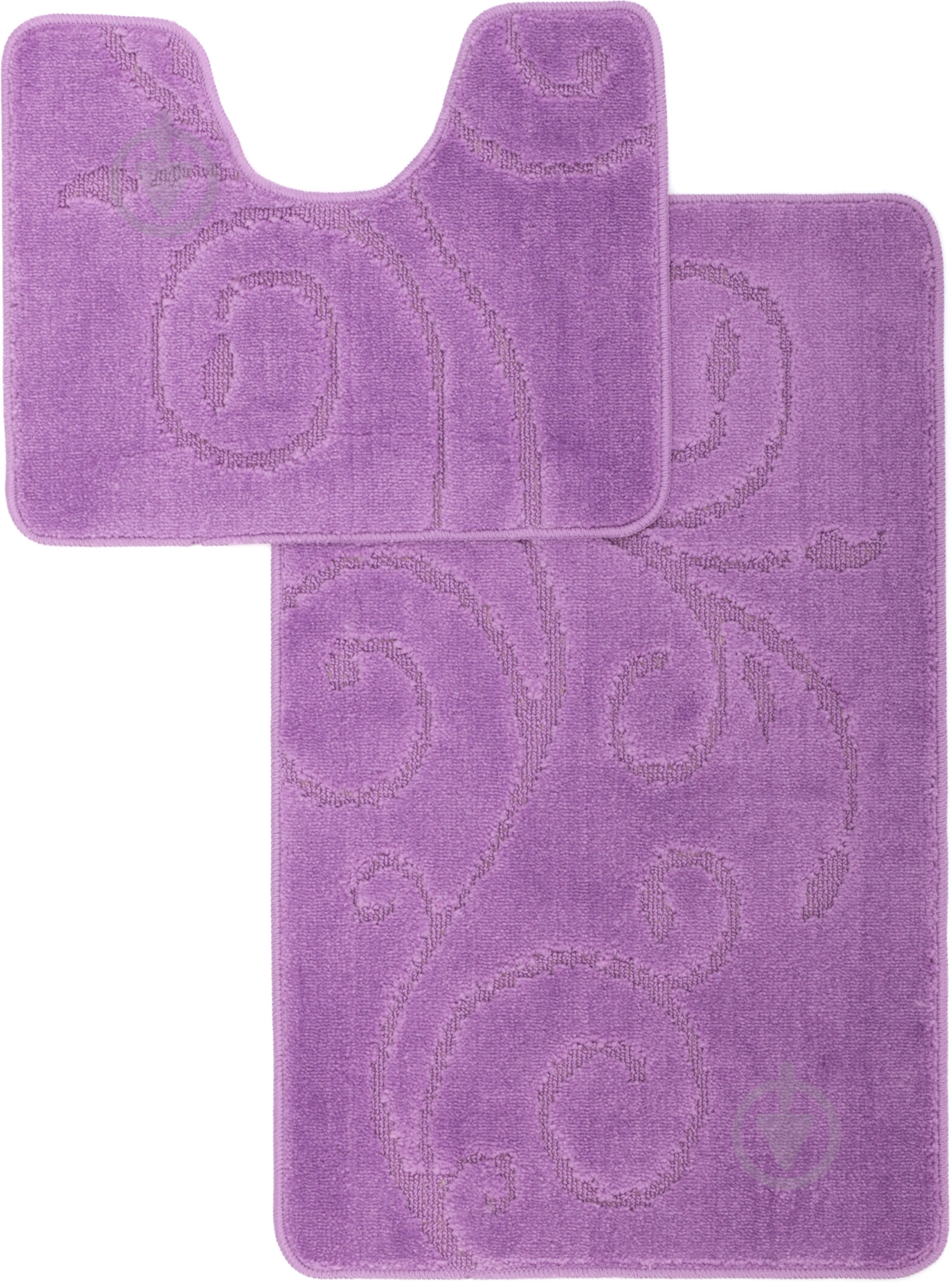 Набор ковриков Vonaldi Standart 55x85 см / 55x42,5 см сиреневый - фото 1