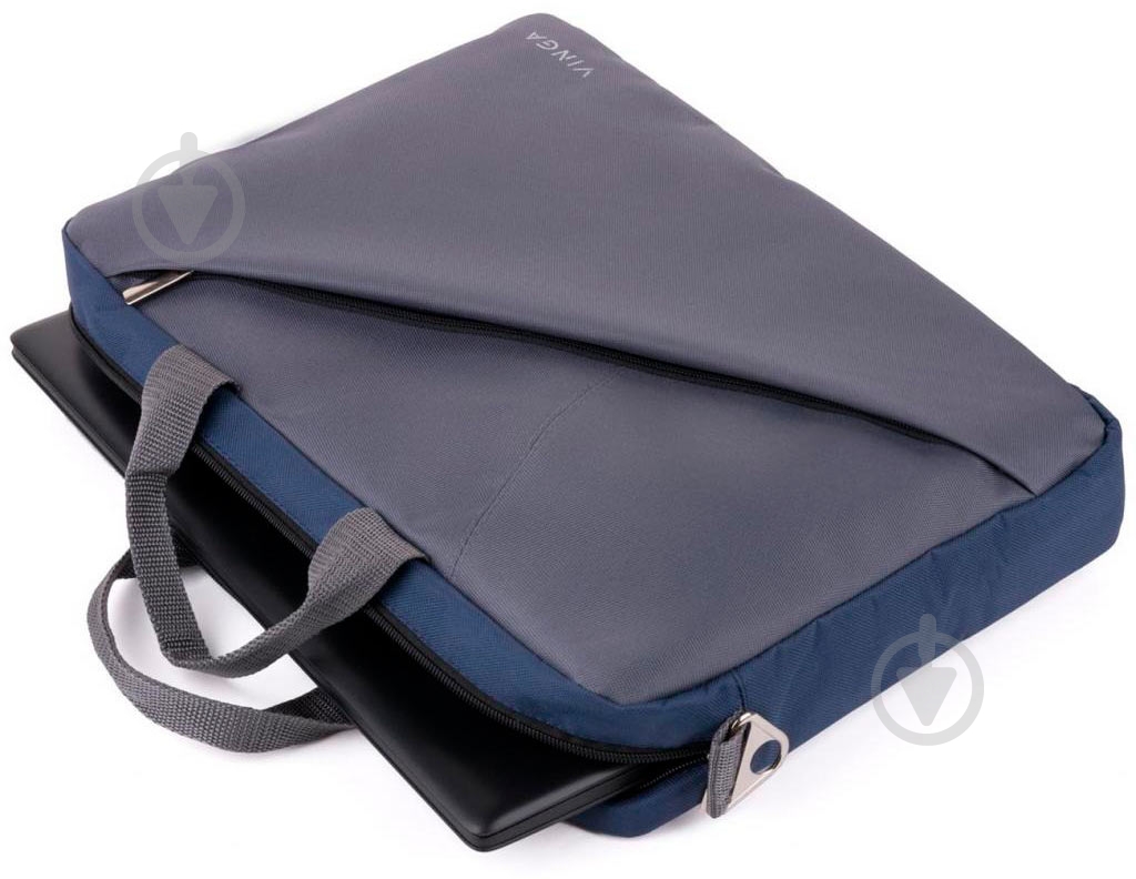 Сумка для ноутбука Vinga 15.6" grey (NB180GR) - фото 10 Сумка для ноутбука Vinga 15.6" grey (NB180GR) - фото 10