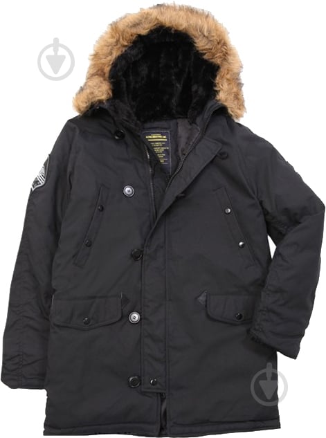 Куртка-парка мужская зимняя Alpha Industries Altitude AL-IND-AL-BL р.XXL black - фото 1