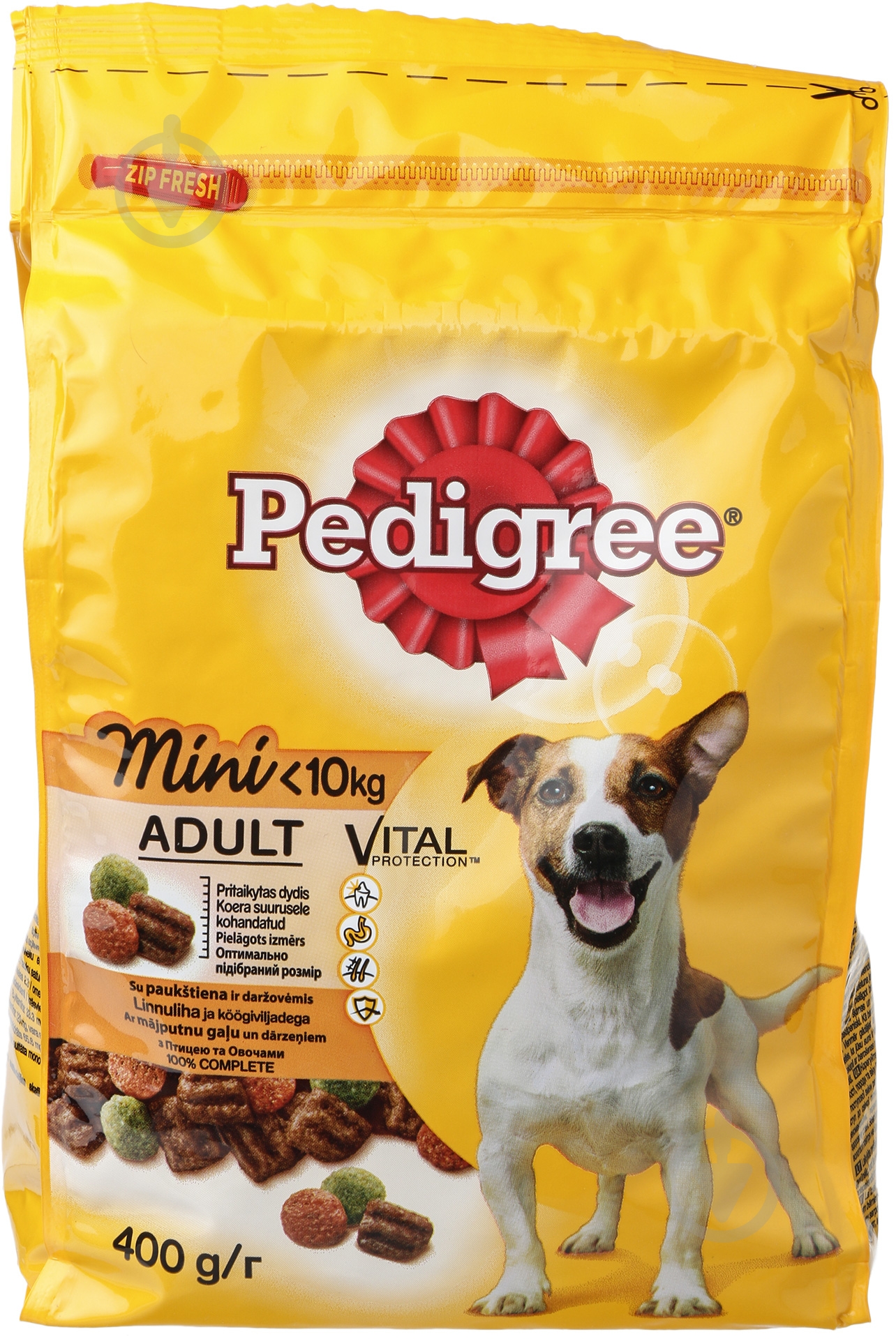Корм для малих порід Pedigree з птицею і овочами 400 г 7873 400 г - фото 1 Корм для малих порід Pedigree з птицею і овочами 400 г 7873 400 г - фото 1