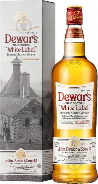 Виски Dewar's White Label от 3 лет выдержки 1 л - фото 1