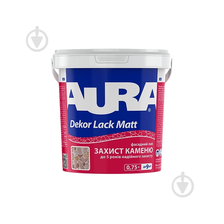 Лак акриловий Dekor Lack Matt Aura® напівмат прозорий 0,75 л 0,76 кг - фото 1