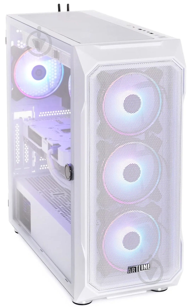 Компьютер Artline Gaming X67WHITE (X67Whitev45Win) white - фото 3 Компьютер Artline Gaming X67WHITE (X67Whitev45Win) white - фото 3
