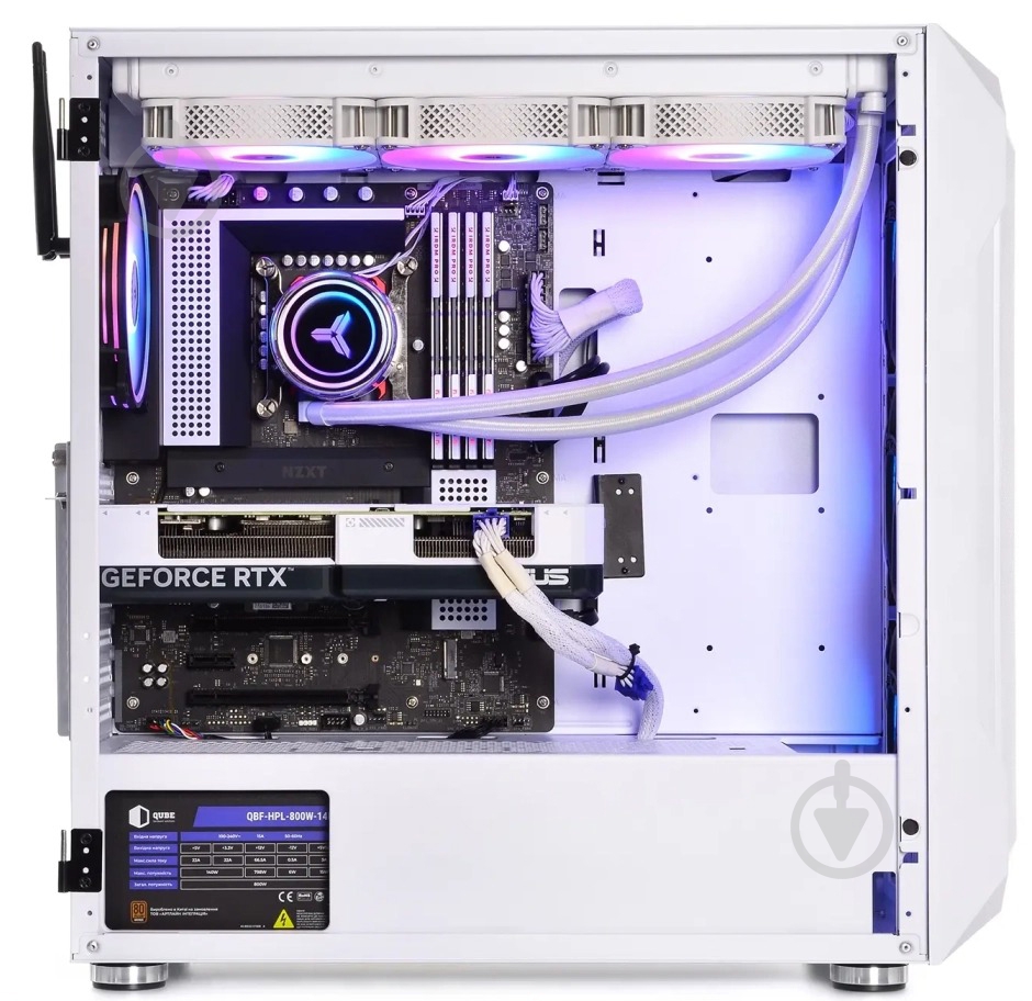 Компьютер Artline Gaming X67WHITE (X67Whitev45Win) white - фото 5 Компьютер Artline Gaming X67WHITE (X67Whitev45Win) white - фото 5