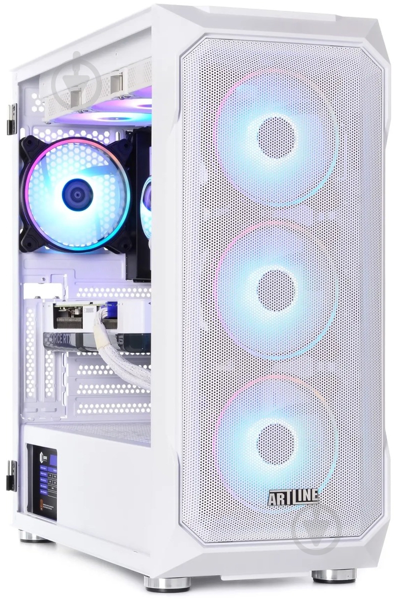 Компьютер Artline Gaming X67WHITE (X67Whitev45Win) white - фото 6 Компьютер Artline Gaming X67WHITE (X67Whitev45Win) white - фото 6