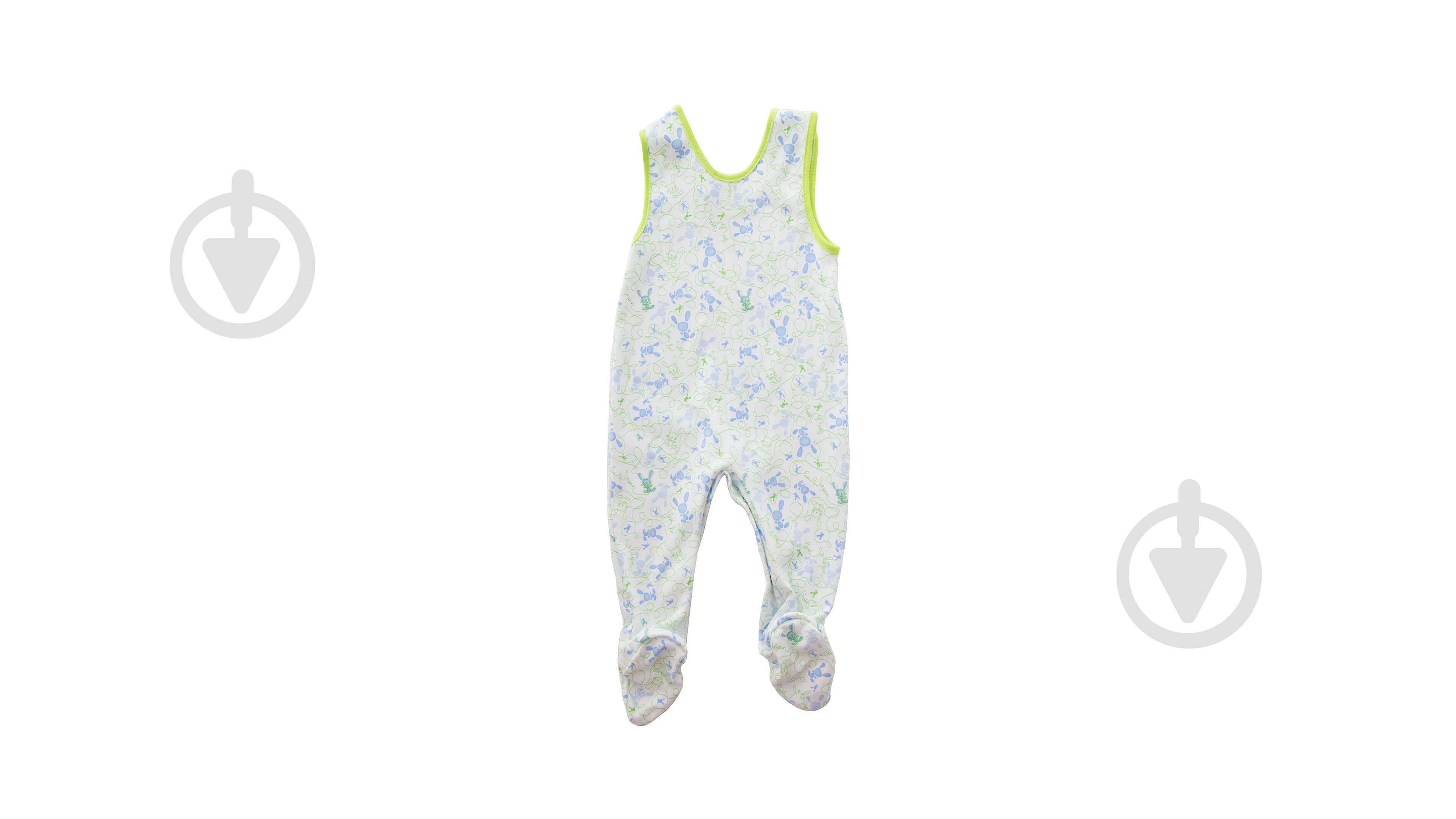 Повзунки Моя планета П 2304 р.80 білий із малюнком - фото 2