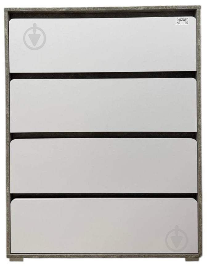 УЦЕНКА! Комод Lion. Арт-2 бетон/нимфея альба (УЦ №2847) - фото 5