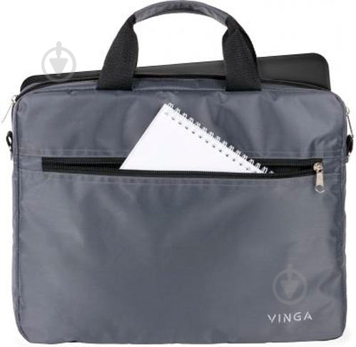 Сумка для ноутбука Vinga 14" grey (NB140GR) - фото 8